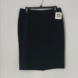 Anne Klein Black Knee-Length Pencil Skirt for Work